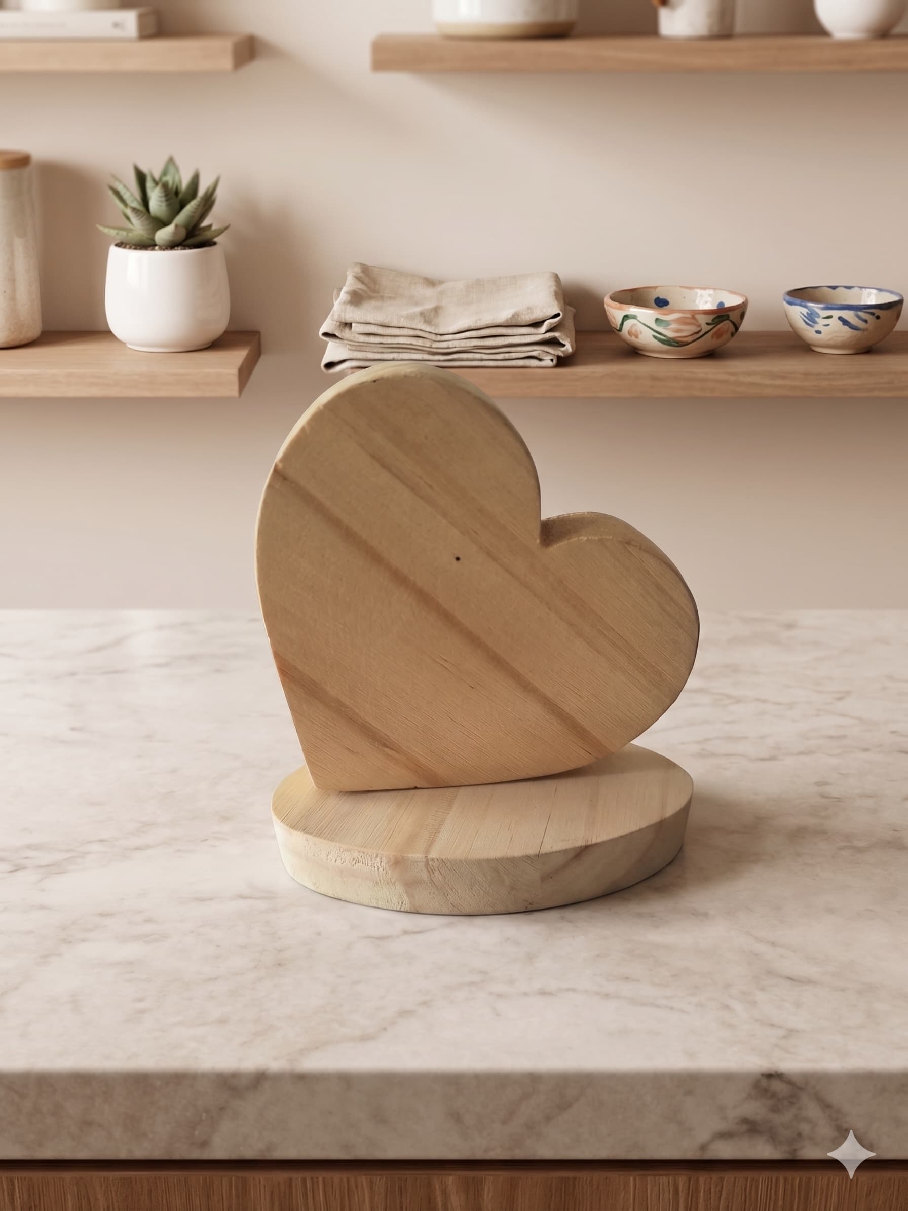 Corazon Tallado De Pino 