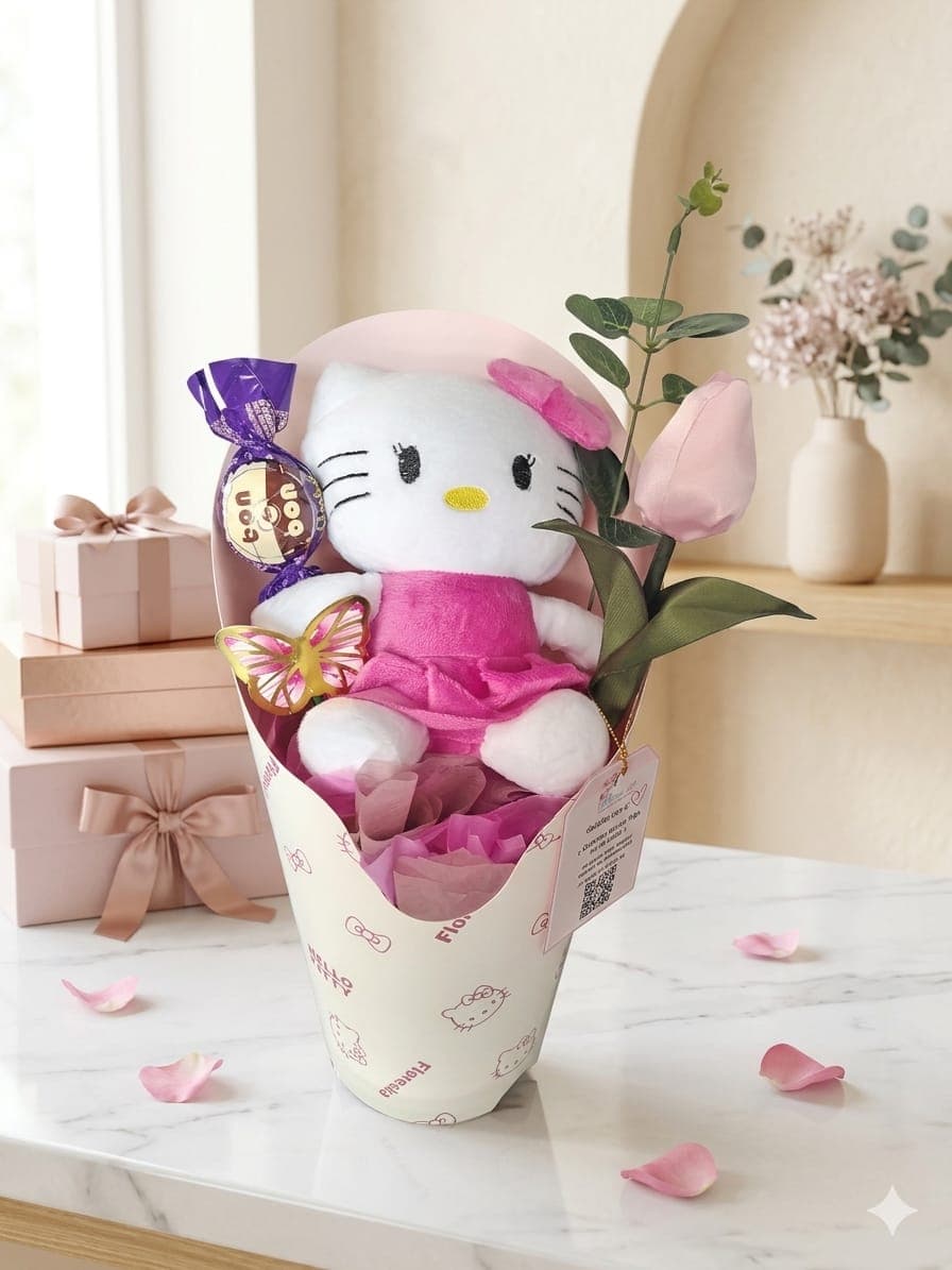 Detalle Mini Kitty Rosada