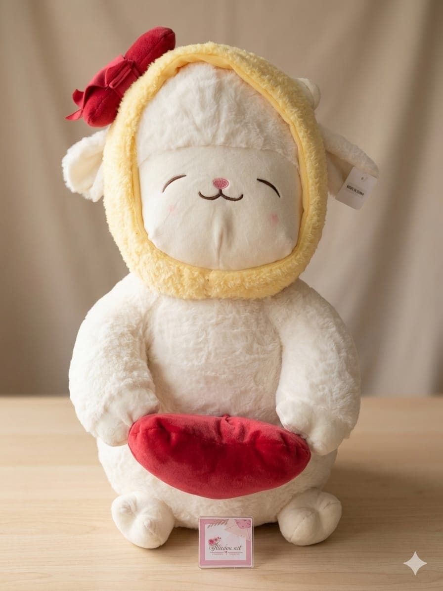 Oveja Corazon Gorro Kawaii 