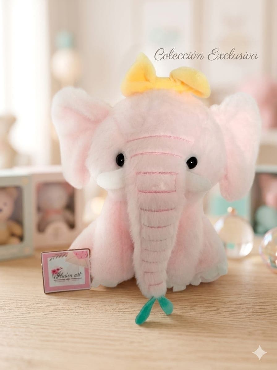 Elefante Con Moño