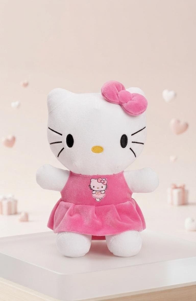 Kitty Con Vestido Stiker 