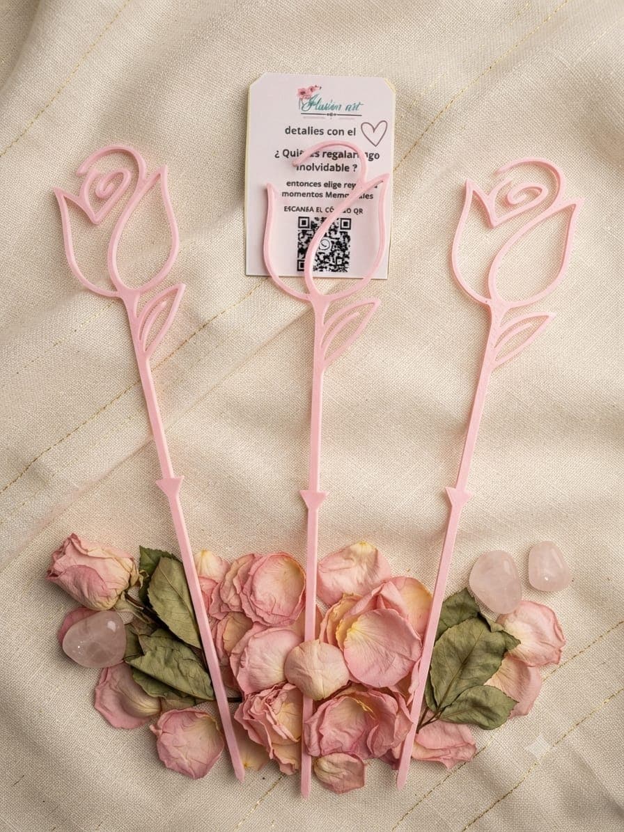 Porta Tarjeta Rosa