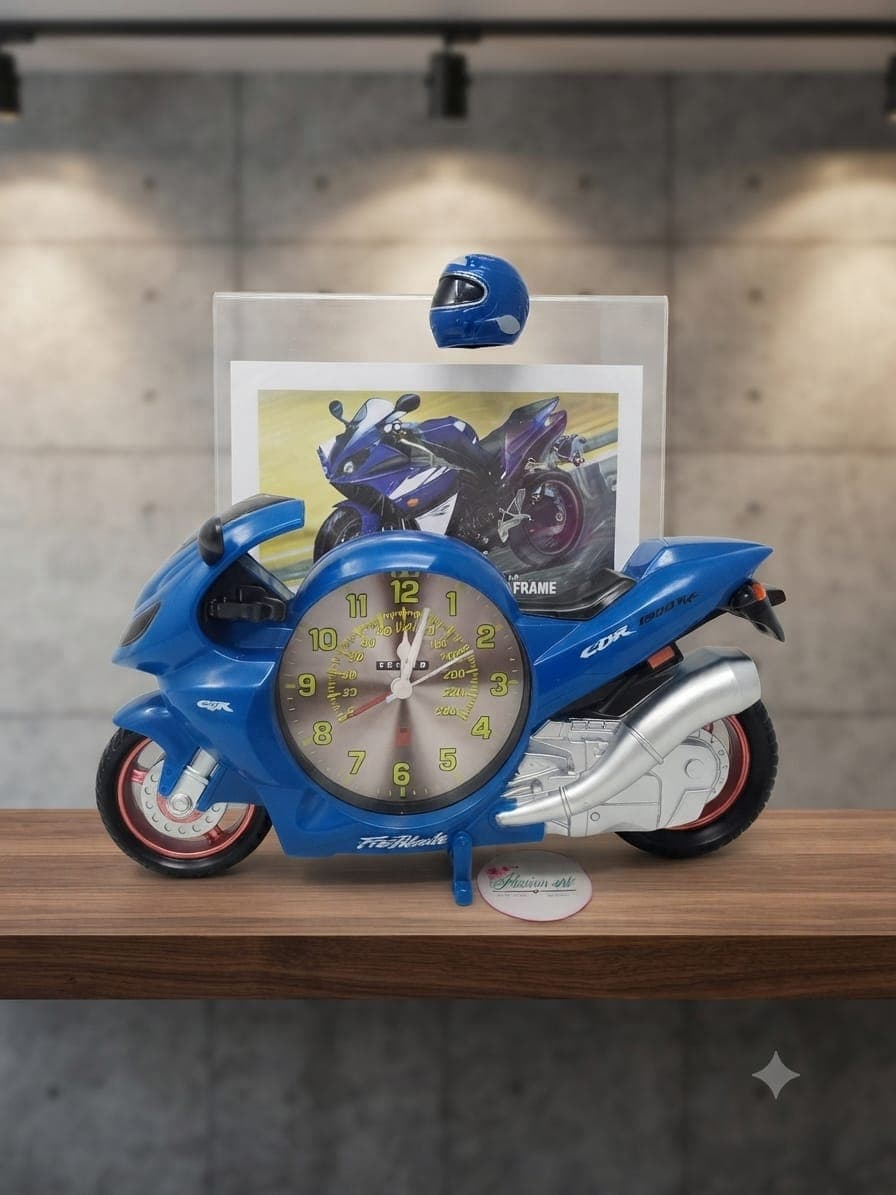 Porta Foto + Reloj Moto