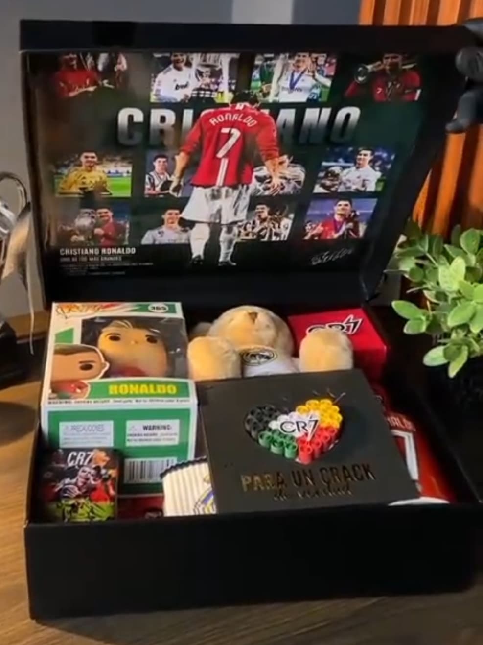 Caja Personalizada Cristiano Ronaldo 