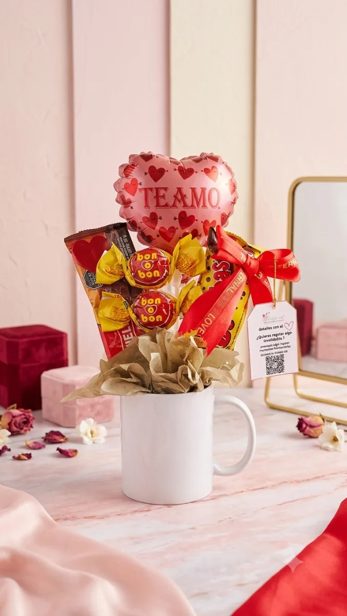 Detalle Taza Con Dulces Te Amo
