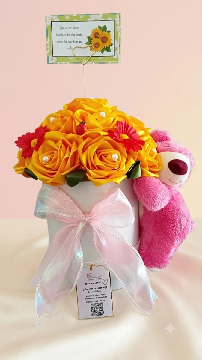 Box Rosas Eternas + Lotso 