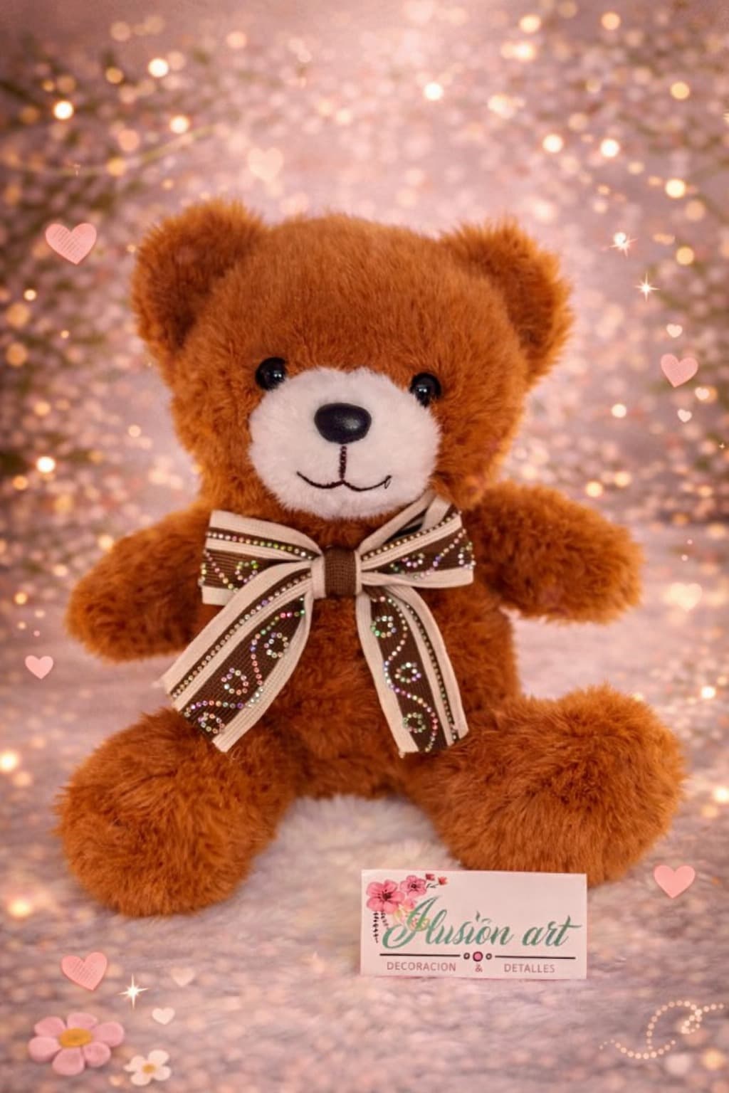 Oso Lazo Con Brillo