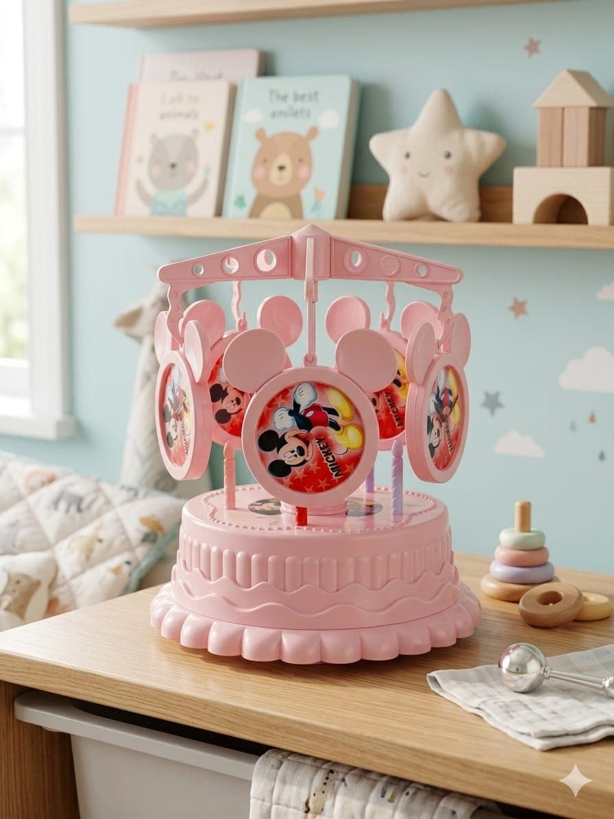 Carrusel Mickey Rosado