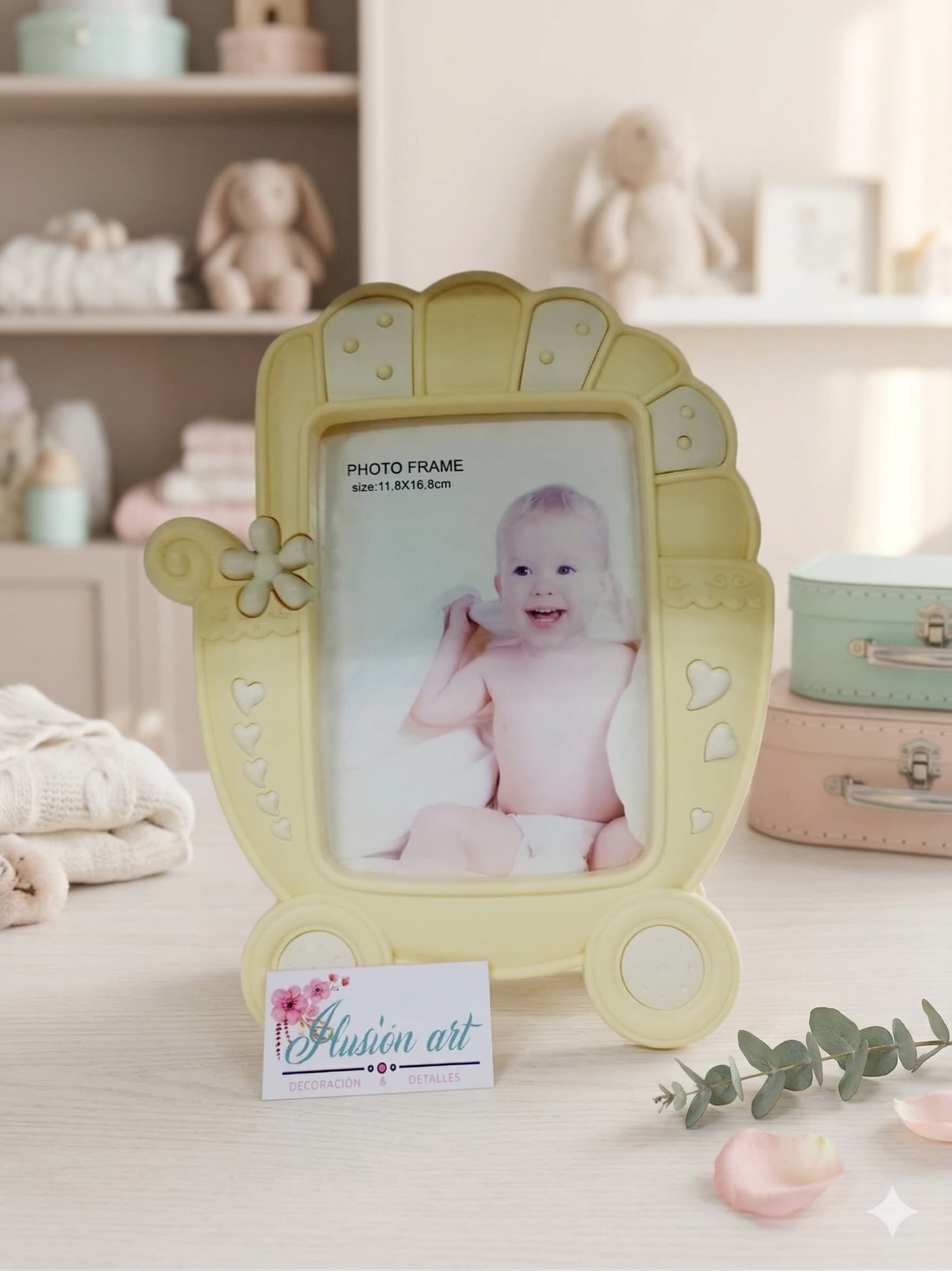 Porta Foto Coche De Bebe