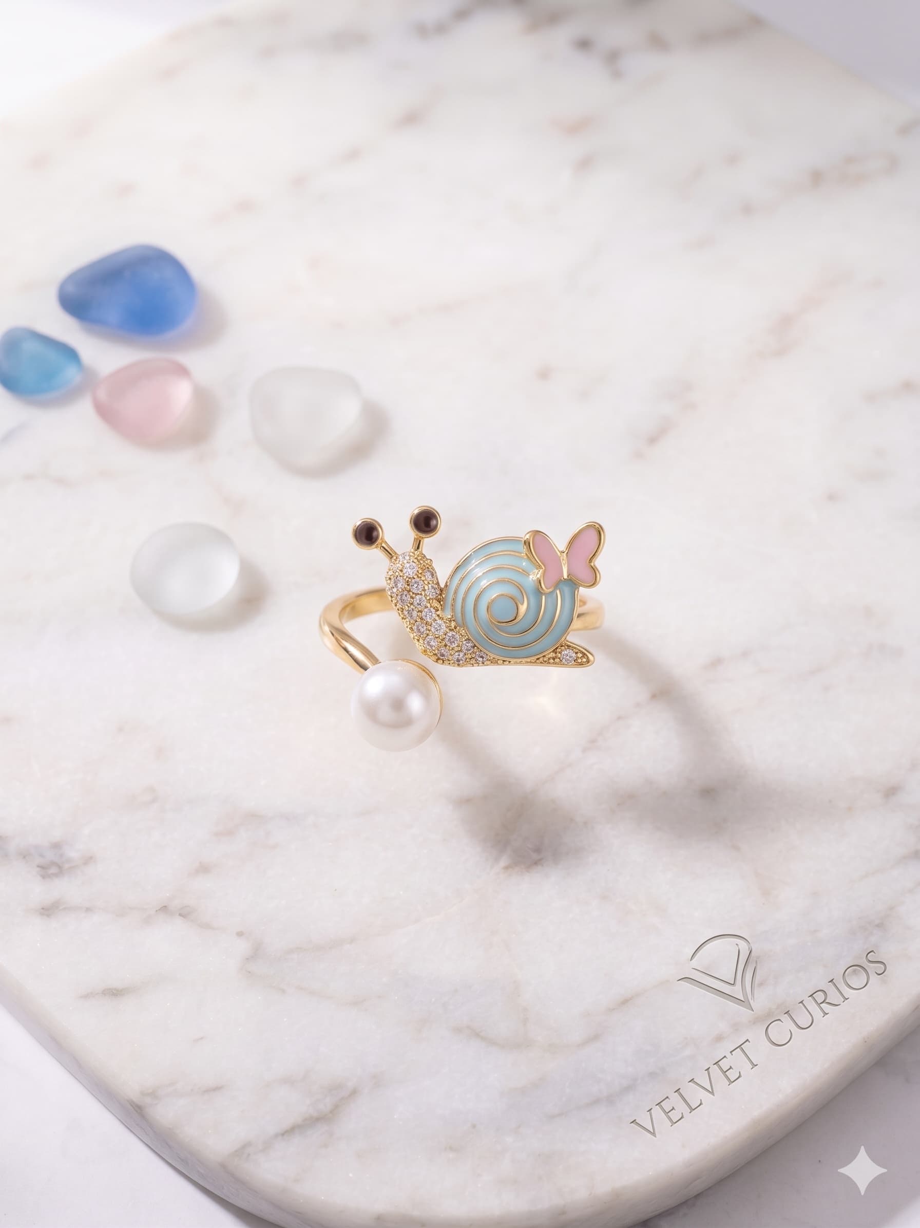 Anillo Dorado Caracol