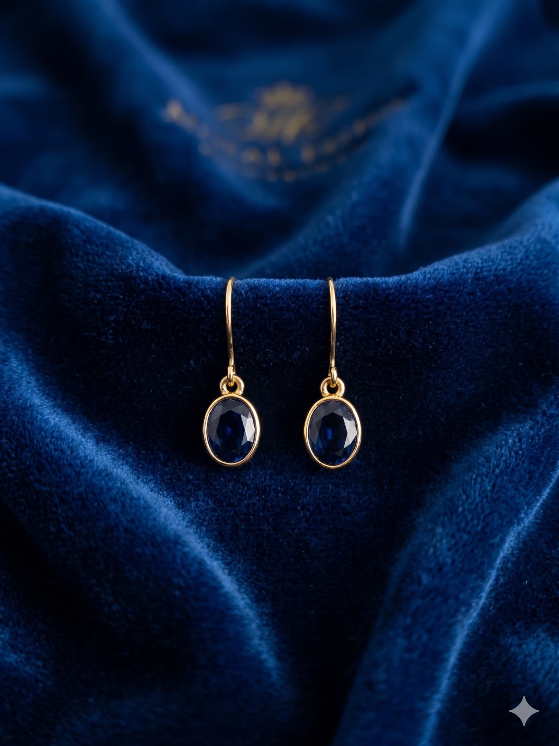 Pendientes Piedra Azul