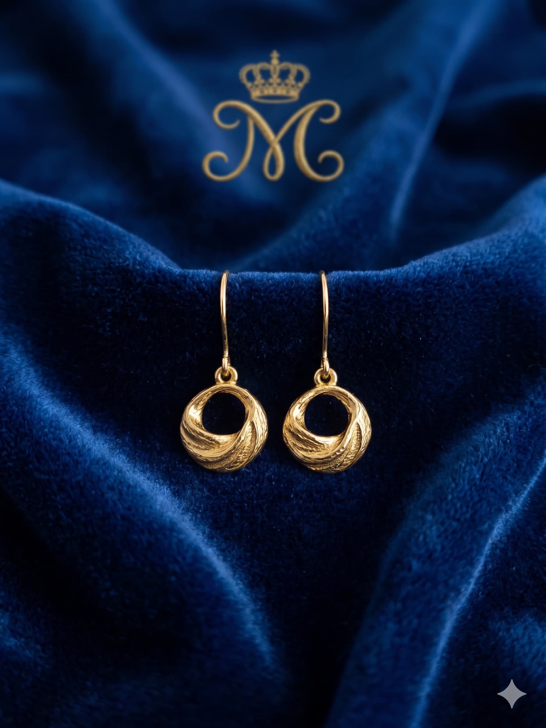 Aretes Largos Dorados