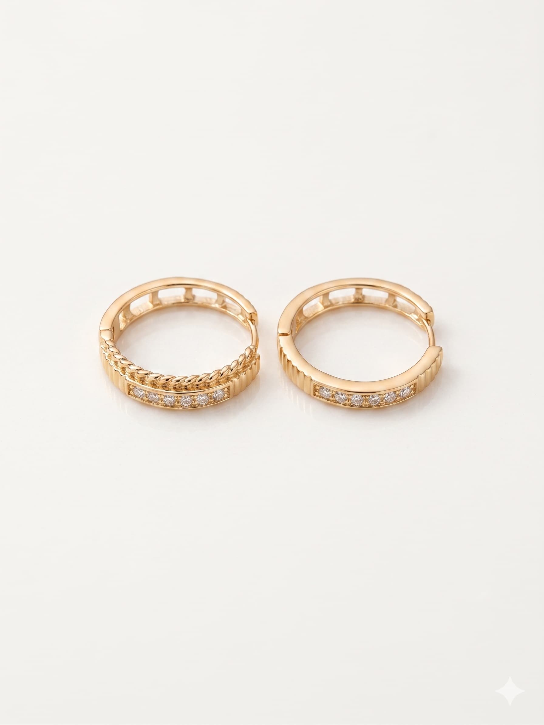 Argollas Circon Labrado