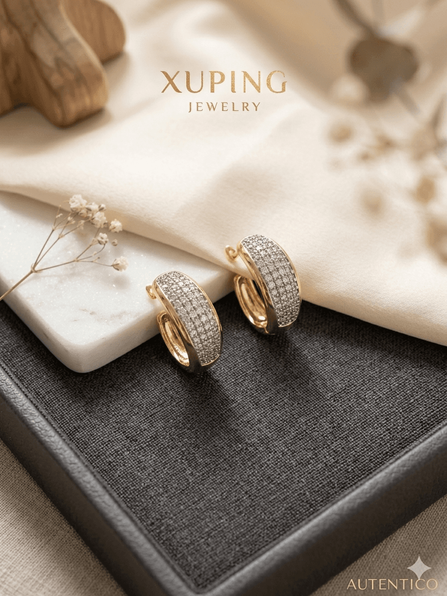 Argolla Canoa Rose Con Circones