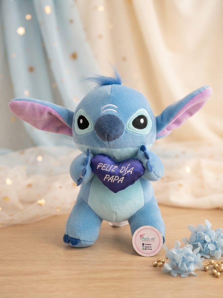Stitch Parado Feliz Fia Papá
